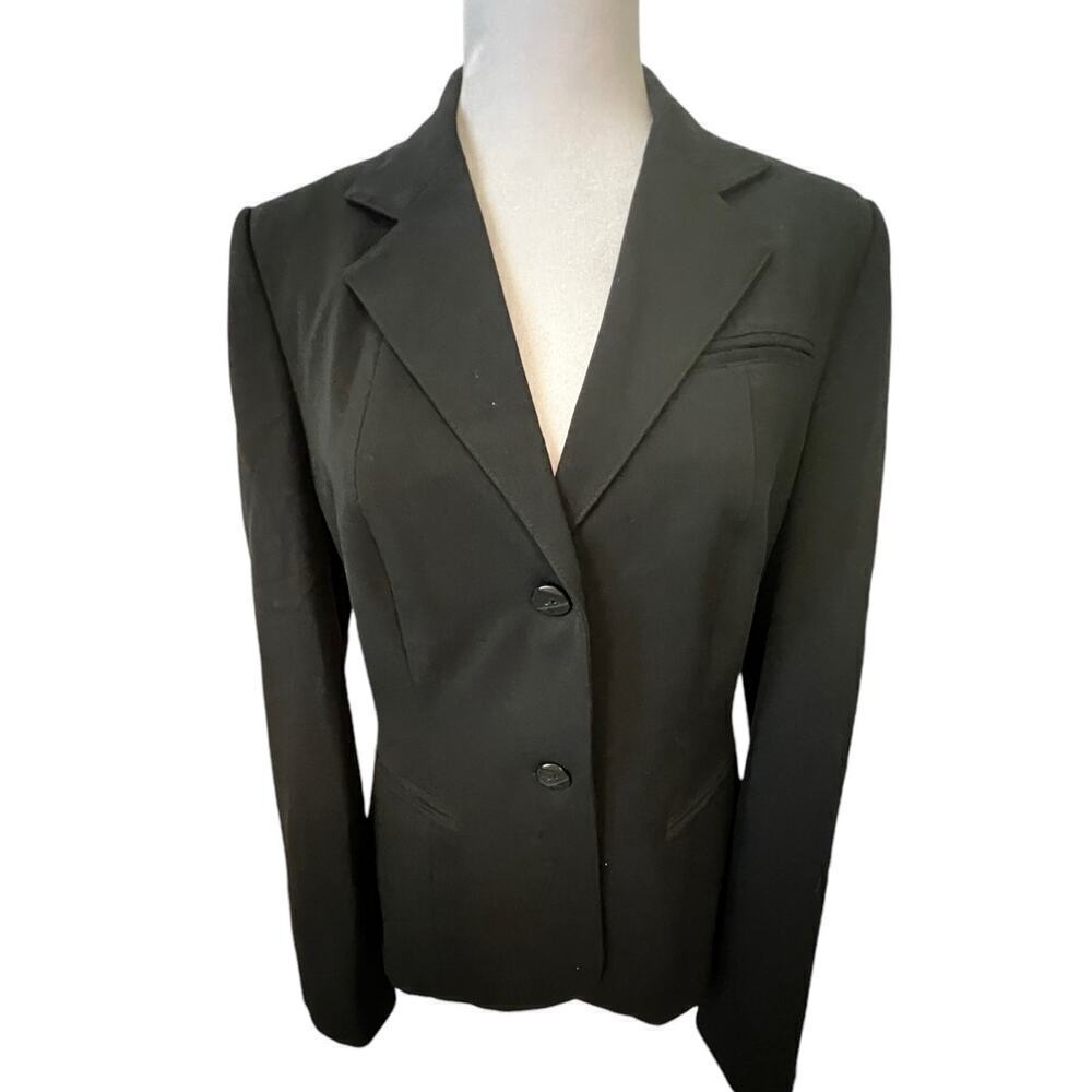 Vintage Atelier Stockham Black 2 Button Fitted Jacket Excellent   6​